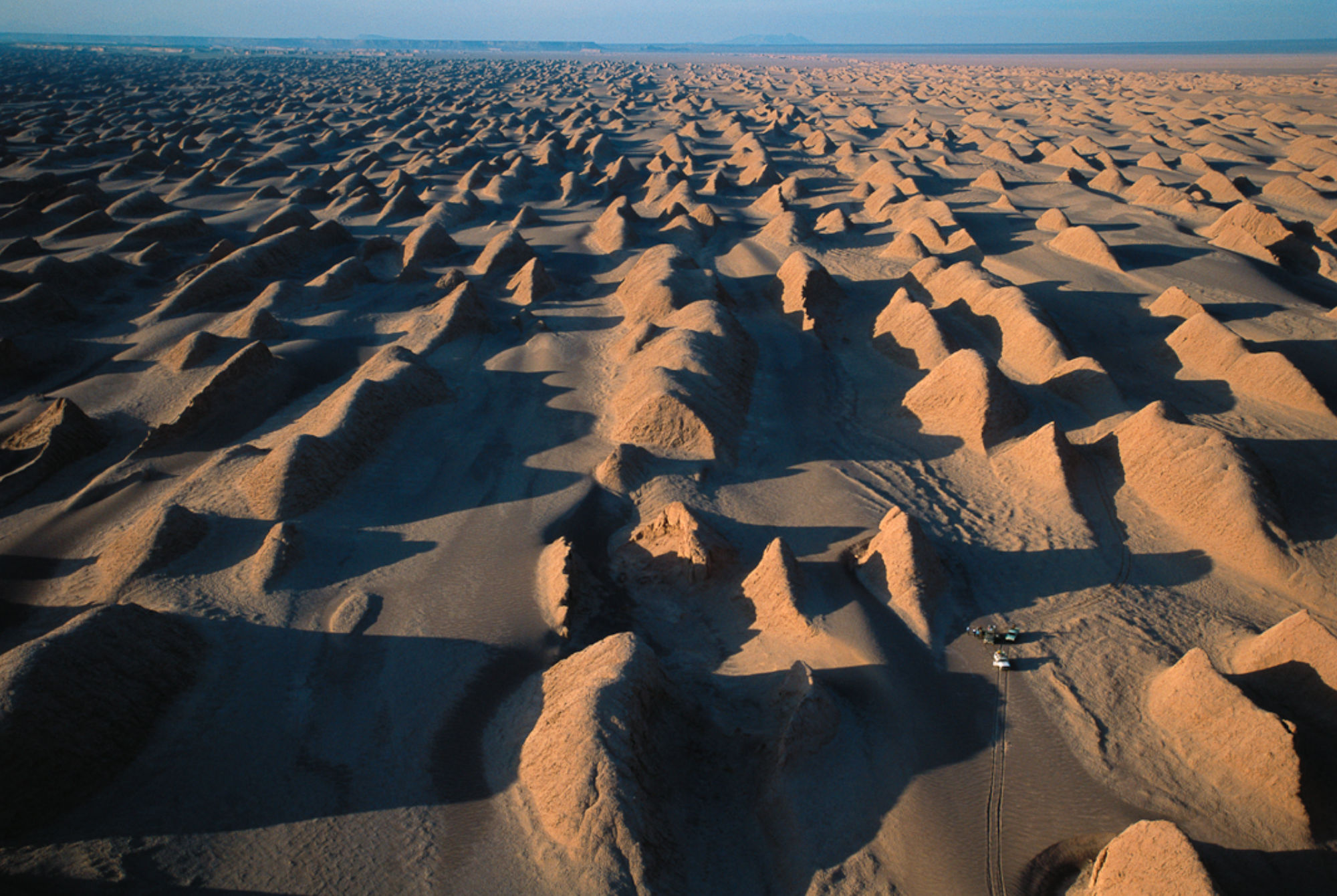 Yardang nel deserto del Lut